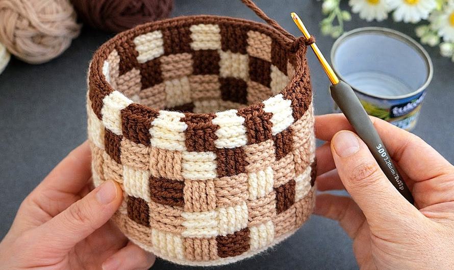 😘💕How to Crochet Hook Organizer😍✨