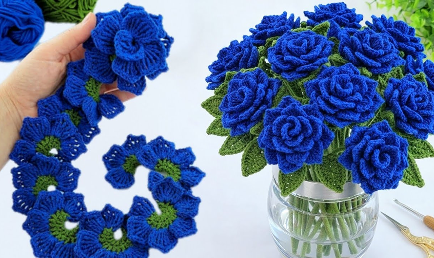 🌹🌹😍Crochet Flowers Rose🤞