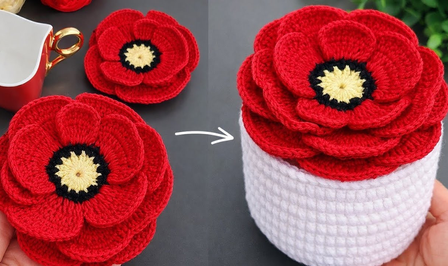 🌹😍 Flower Coaster + Storage Box Tutorial💖